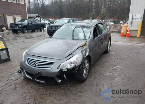2010 Infiniti G37X z USA, uszkodzony, nr VIN JN1CV6AR7AM459764